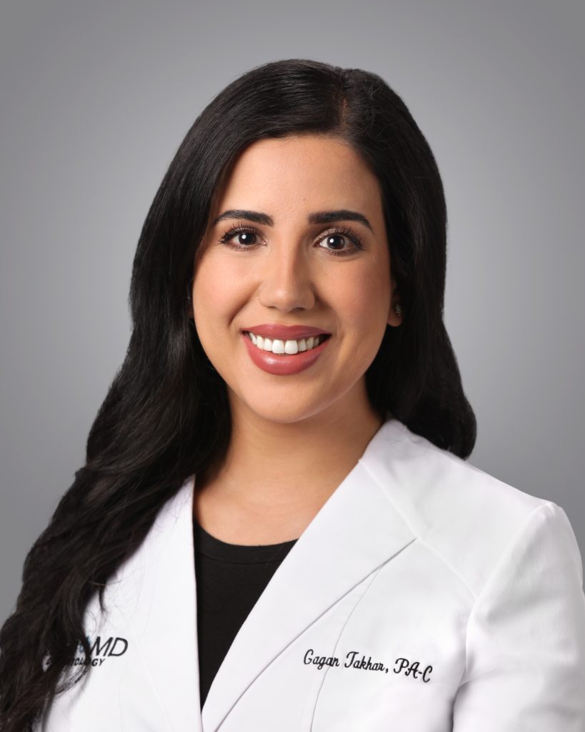 Gagan Takhar, Physician Assistant in white lab coat