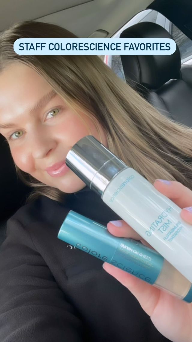 Introducing ✨Staff COLORESCIENCE Favorites✨

In honor of the Colorescience anniversary sale, we will be sharing some of our staff’s favorites! ☺️

Eliza’s Colorescience favorites include — 
💙 Sunforgettable Total Protection Brush-On shield 
💙Hydrating Mist Setting Spray 
Quick, on-the-go, and convenient SPF re-application that will keep her skin protected and hydrated throughout the day! 

Shop now and save! Enjoy 25% off all products during the anniversary sale and create your perfect SPF look ☀️ 

Tap the link in our bio to shop! 

#DoYourDermProud #colorescience #spf #sunforgettable #mineralspf