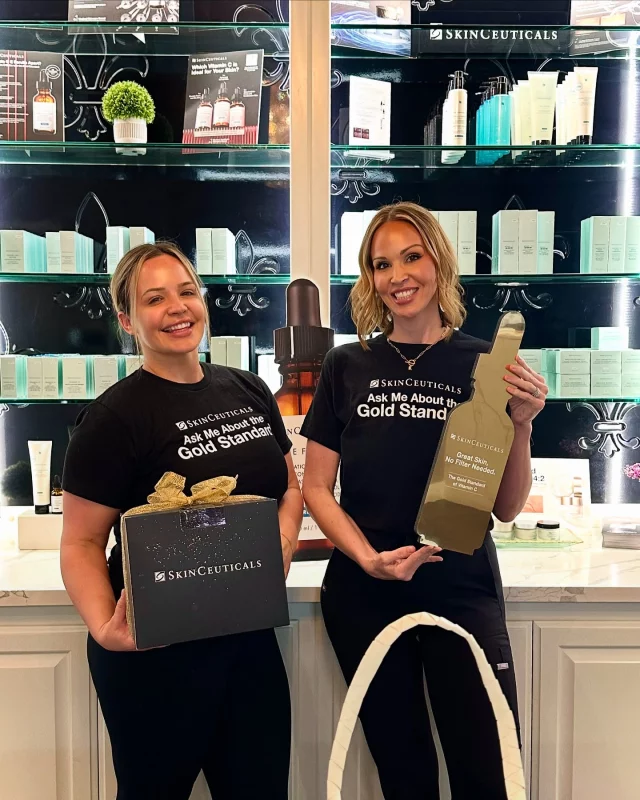 Glow season is always in—especially with SkinCeuticals Vitamin C serums. Clinically proven to brighten, protect, and smooth, it’s your skin’s daily dose of radiance. Stop by the office to grab yours (& a raffle ticket!) and let that glow do the talking✨